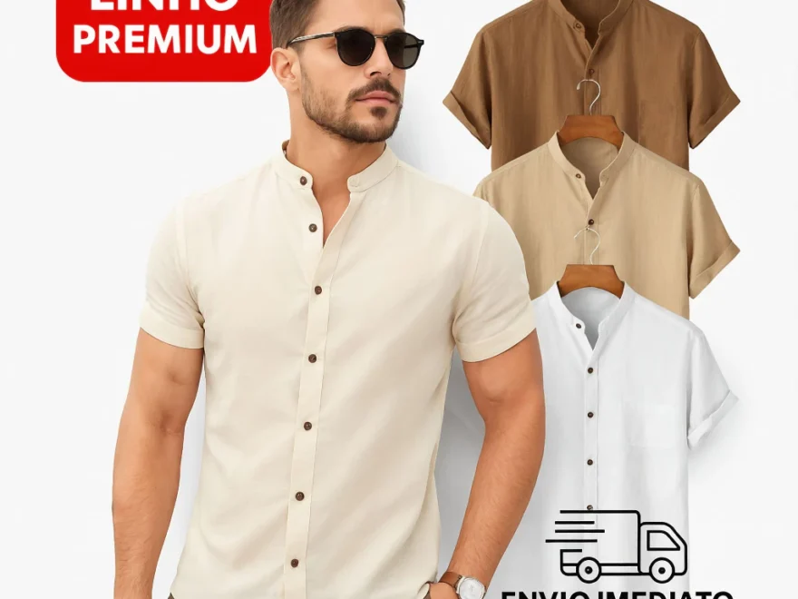 Camisa20Social20Masculina20Manga20Curta20Gola20Padre20Linho20Luxo 880x660
