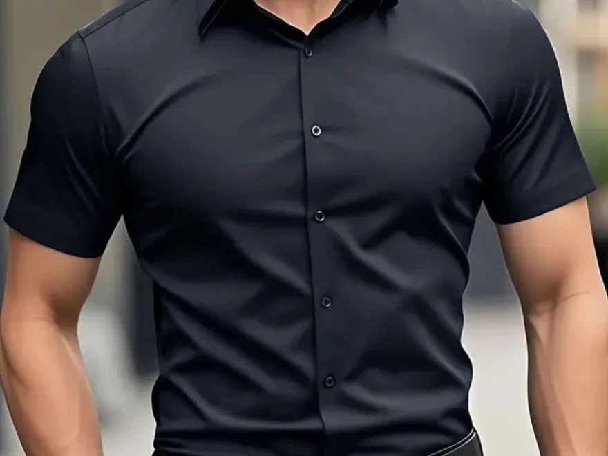 Camisa20Social20Masculina20Slim20Fit20com20Elastano20E2809320Manga20Curta20e20Sem20Amassados 880x660