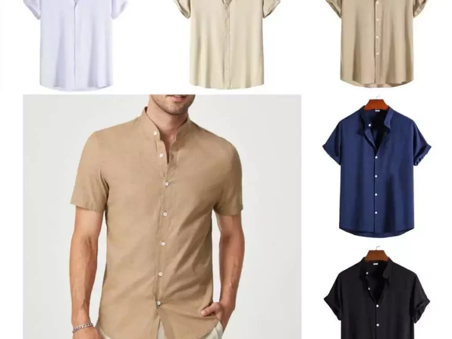 JL20.20Camisa20Gola20Padre20Masculina20Manga20Curta20Linho20Luxo 880x660