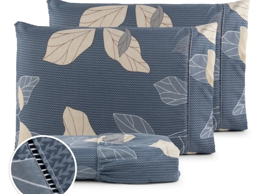 Jogo20De20LenC3A7ol20320PeC3A7as20Casal20PadrC3A3o20Percal2040020Fios20Ponto20Palito20Estampado 880x660